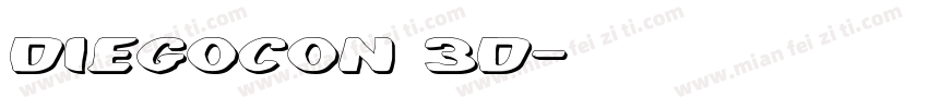 DiegoCon 3D字体转换